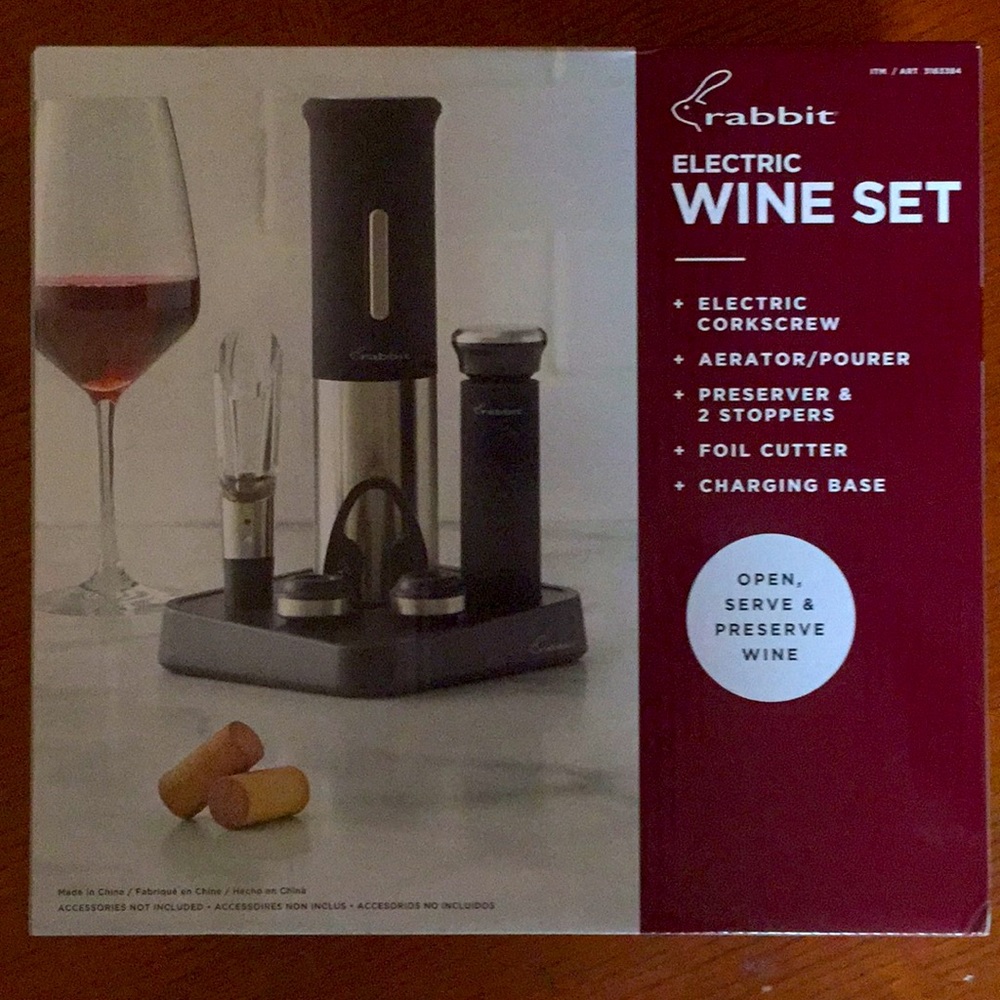 Rabbit electric wine set